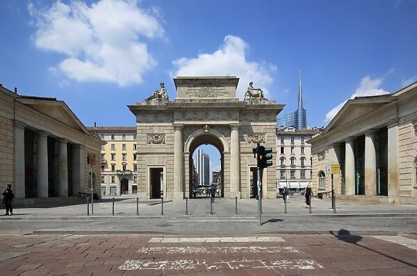 Porta Garibaldi, Milan, Lombardy, Italy, Europe