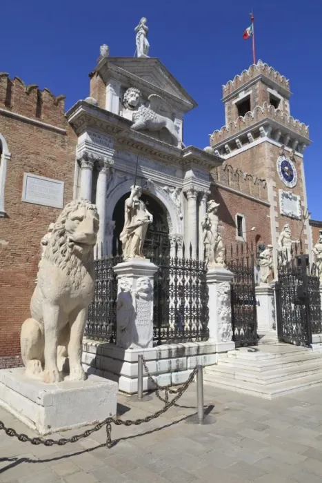 Framed Print : The Porta Magna, Arsenal, Venice, UNESCO World Heritage Site, Veneto, Italy, Europe
