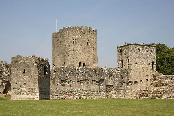 Portchester castle, Hampshire, England, United Kingdom, Europe