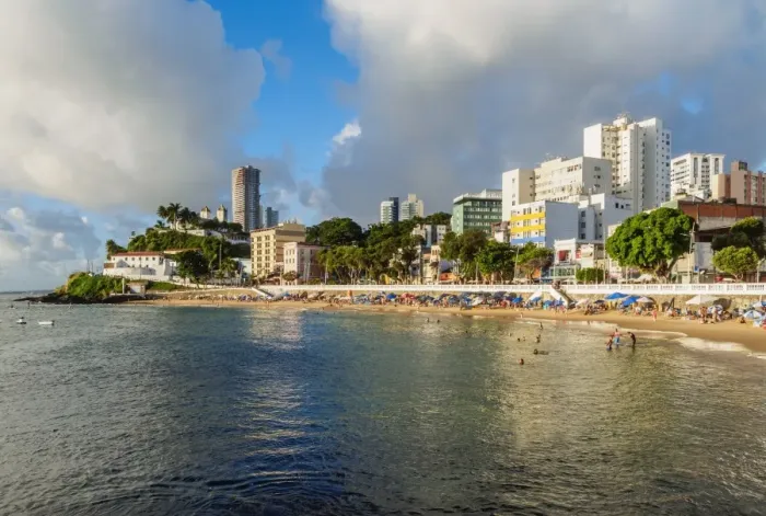 Framed Print : Porto da Barra Beach, Salvador, State of Bahia, Brazil, South America Framed Print : Porto da Barra Beach, Salvador, State of Bahia, Brazil, South America