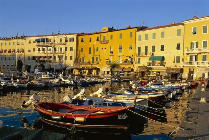Framed Print : Portoferraio harbour Framed Print : Portoferraio harbour