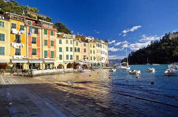 Portofino harbour, Liguria, Italy, Europe