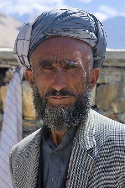 Portrait of a Afghan Tajik man, Wakhan corridor, Ishkashim, on the Afghanistan