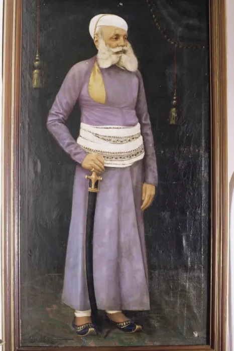 Framed Print : Portrait in the drawing room Framed Print : Portrait in the drawing room