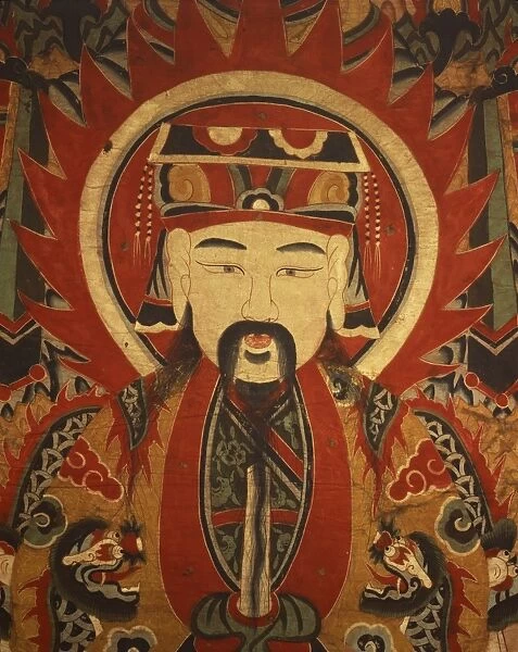 Portrait of the Emperor Chiang Lung on a Yao ceremonial