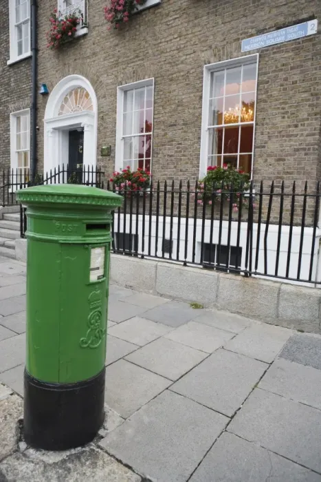 Framed Print : Post box, Dublin, Republic of Ireland, Europe Framed Print : Post box, Dublin, Republic of Ireland, Europe