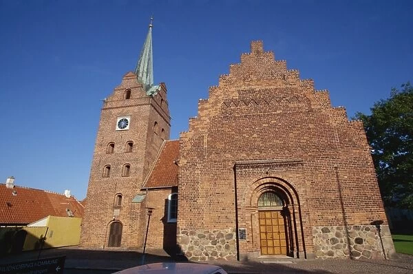The post Reformation church, Rudkobing, Langeland, Denmark, Scandinavia, Europe