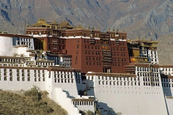 The Potala palace, UNESCO World Heritage Site, Lhasa, Tibet, China, Asia