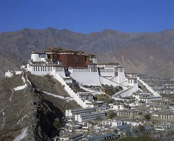Potala Palace, UNESCO World Heritage Site, Lhasa, Tibet, China, Asia
