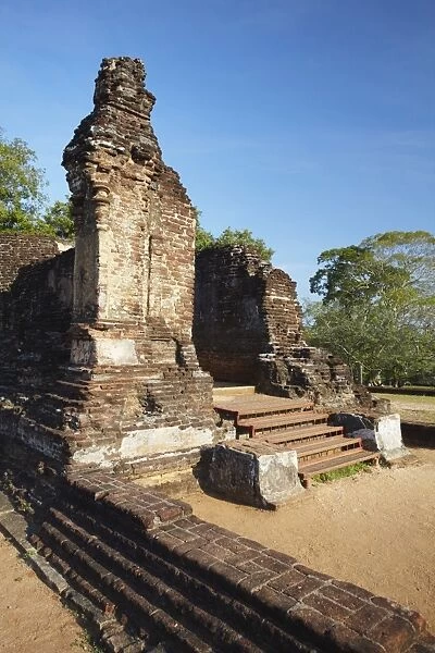 Potgul Vihara, Southern Ruins, Polonnaruwa, UNESCO World Heritage Site, North Central Province, Sri Lanka, Asia
