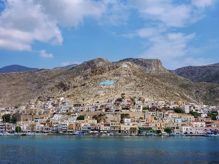 Framed Print : Pothia (Kalymnos Town), Kalymnos Island, Dodecanese, Greek Islands, Greece, Europe Framed Print : Pothia (Kalymnos Town), Kalymnos Island, Dodecanese, Greek Islands, Greece, Europe