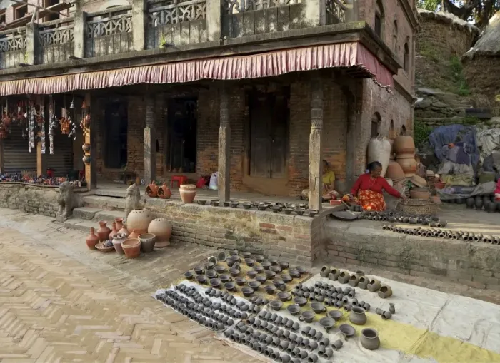 Framed Print : Potters Square, Bhaktapur, UNESCO World Heritage Site, Kathmandu Valley, Nepal, Asia Framed Print : Potters Square, Bhaktapur, UNESCO World Heritage Site, Kathmandu Valley, Nepal, Asia