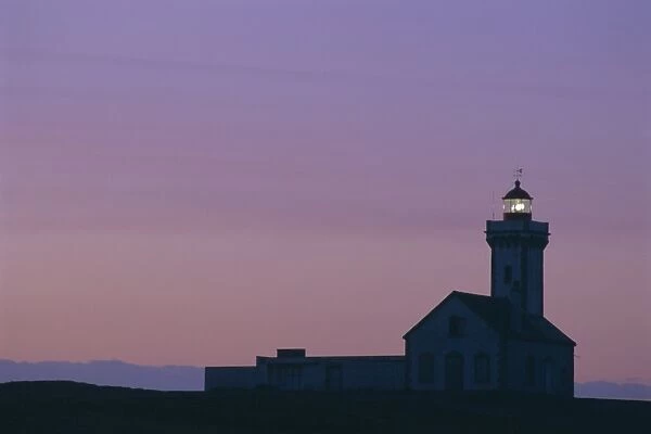 Poulains Lighthouse, Pointe des Poulains, Belle-Ile-en-Mer, Breton Islands