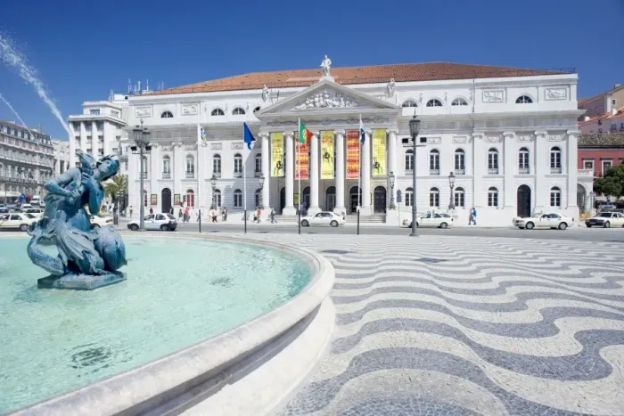 Framed Print : Praca Dom Pedro IV (Rossio Square) and Lisbon Opera House Framed Print : Praca Dom Pedro IV (Rossio Square) and Lisbon Opera House