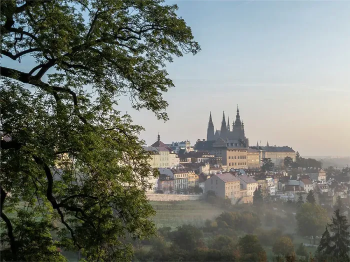 Framed Print : Prague Castle and St. Vitus Cathedral in morning sunlight, UNESCO World Heritage Site, Prague, Czechia (Czech Republic), Europe Framed Print : Prague Castle and St. Vitus Cathedral in morning sunlight, UNESCO World Heritage Site, Prague, Czechia (Czech Republic), Europe
