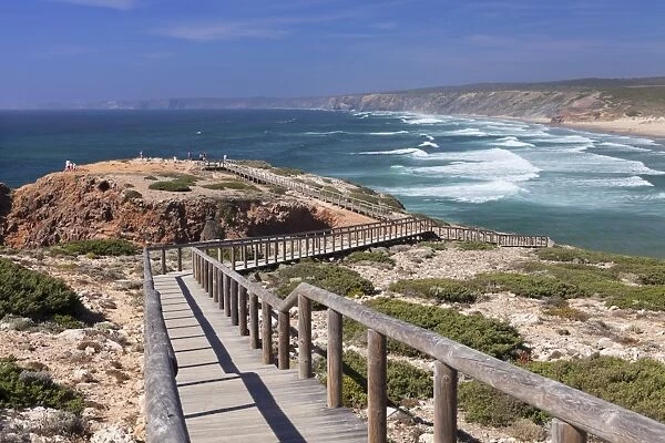 Praia da Borderia beach, Carrapateira, Costa Vicentina, west coast, Algarve, Portugal