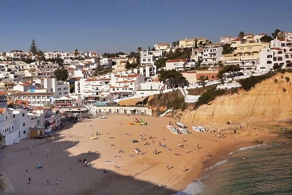 Praia da Carvoeiro beach, Carvoeiro, Algarve, Portugal, Europe