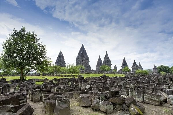 Prambanan Hindu temples, UNESCO World Heritage Site, near Yogyakarta, Java, Indonesia