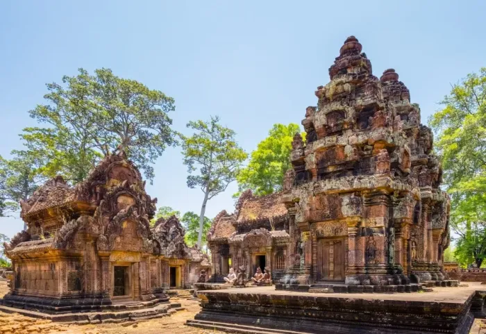 Framed Print : Prasat Banteay Srei temple ruins, UNESCO World Heritage Site, Angkor, Siem Reap Province Framed Print : Prasat Banteay Srei temple ruins, UNESCO World Heritage Site, Angkor, Siem Reap Province