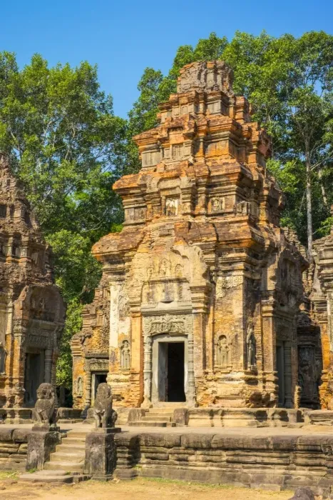 Framed Print : Prasat Preah Ko temple ruins, Roluos, UNESCO World Heritage Site, Siem Reap Province Framed Print : Prasat Preah Ko temple ruins, Roluos, UNESCO World Heritage Site, Siem Reap Province