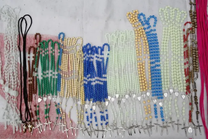 Framed Print : Prayer beads, Brazzaville, Congo, Africa Framed Print : Prayer beads, Brazzaville, Congo, Africa