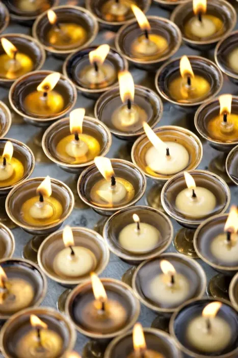 Framed Print : Prayer candles, Kathmandu, Nepal, Asia Framed Print : Prayer candles, Kathmandu, Nepal, Asia