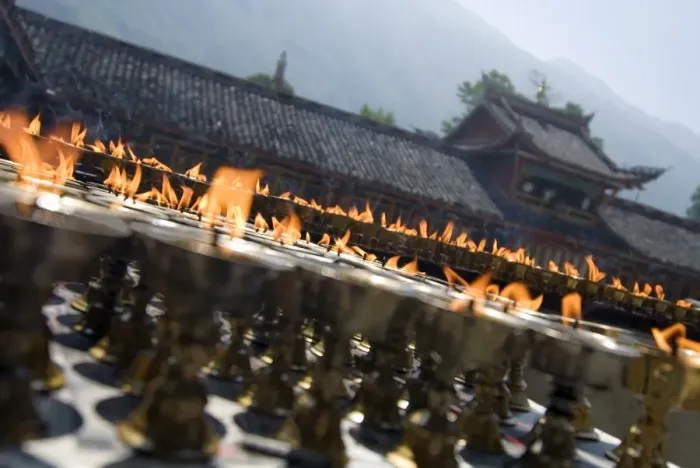 Framed Print : Prayer candles, Nanwu Temple, Kangding, Sichuan, China, Asia Framed Print : Prayer candles, Nanwu Temple, Kangding, Sichuan, China, Asia