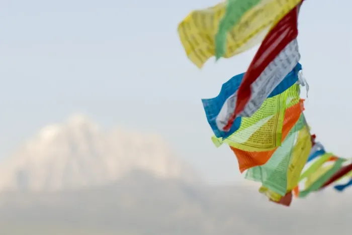 Framed Print : Prayer flags blowing in wind, Snow mountain, Tagong, Sichuan, China, Asia Framed Print : Prayer flags blowing in wind, Snow mountain, Tagong, Sichuan, China, Asia