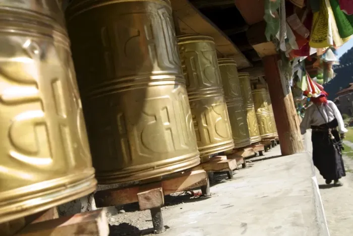 Framed Print : Prayer wheels, Tagong temple, Tagong, Sichuan, China, Asia Framed Print : Prayer wheels, Tagong temple, Tagong, Sichuan, China, Asia