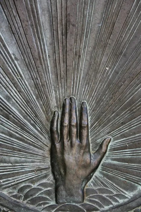 Framed Print : Praying hands, New York, United States of America, North America Framed Print : Praying hands, New York, United States of America, North America