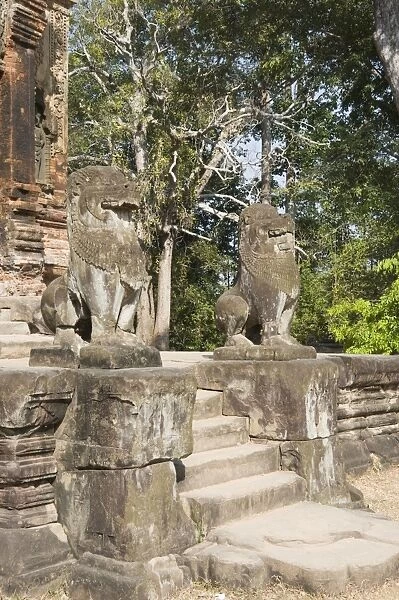Preah Ko Temple, AD879, Roluos Group, near Angkor, UNESCO World Heritage Site