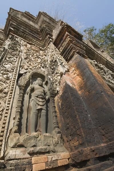 Preah Ko Temple, AD879, Roluos Group, nr Angkor, Siem Reap, Cambodia