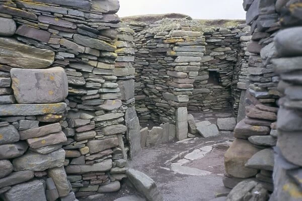 Prehistoric stone wall