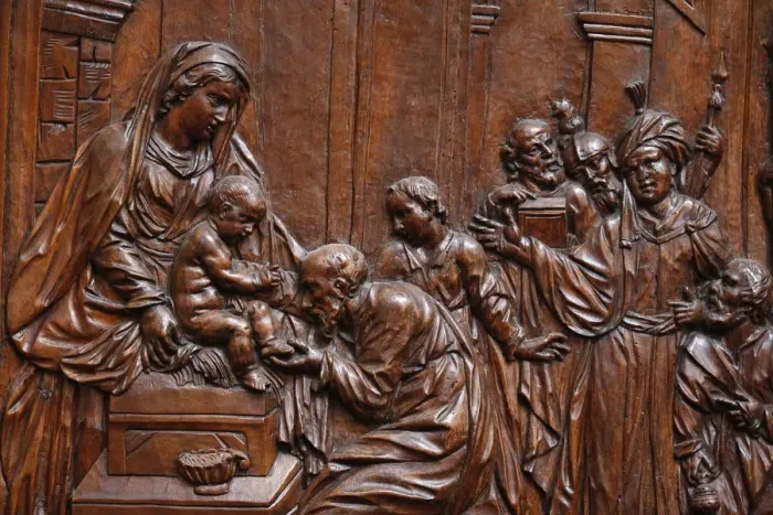 Framed Print : The Presentation of Jesus at the Temple, Karlskirche (St