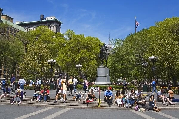 President Washington statue, Union Square, Midtown Manhattan, New York City