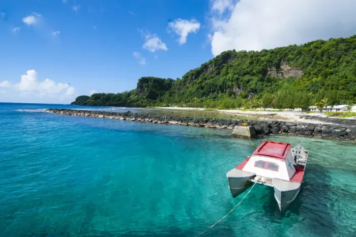 Framed Print : Pretty bay and turquoise water on Tau Island, Manua Island group, American Samoa, South Pacific, Pacific Framed Print : Pretty bay and turquoise water on Tau Island, Manua Island group, American Samoa, South Pacific, Pacific
