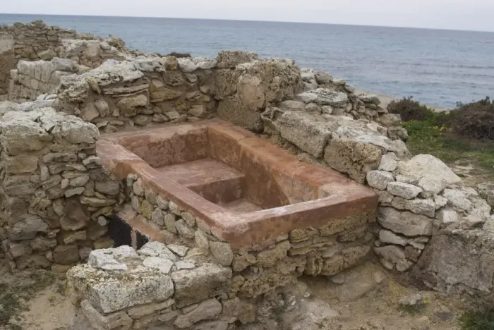 Framed Print : Private bath found at Kerkouane, the only pure Punic site ever found, UNESCO World Heritage Site Framed Print : Private bath found at Kerkouane, the only pure Punic site ever found, UNESCO World Heritage Site