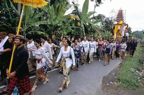 Procession for funeral ceremony