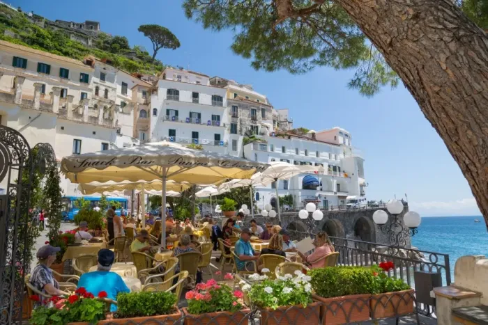 Framed Print : Promenade, Amalfi, Amalfi Coast, UNESCO World Heritage Site, Campania, Italy, Europe Framed Print : Promenade, Amalfi, Amalfi Coast, UNESCO World Heritage Site, Campania, Italy, Europe