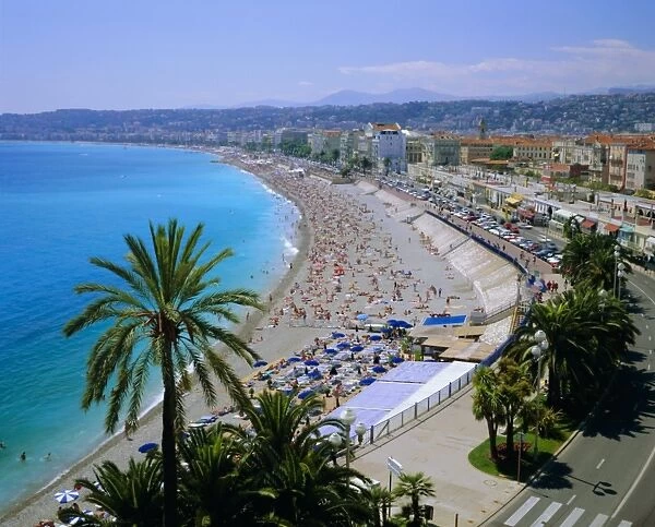 Promenade des Anglais, Nice, Cote d Azur, Alpes-Maritimes, Provence, France, Europe