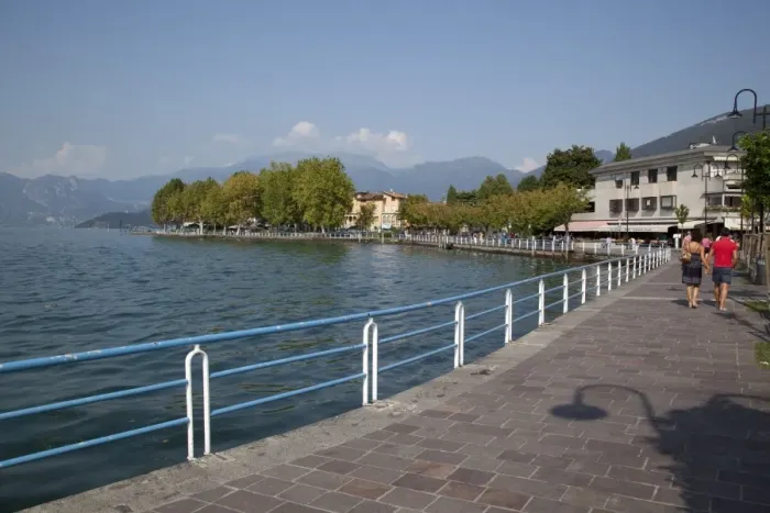 Framed Print : Promenade, Iseo, Lake Iseo, Lombardy, Italian Lakes, Italy, Europe Framed Print : Promenade, Iseo, Lake Iseo, Lombardy, Italian Lakes, Italy, Europe