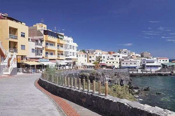 Promenade at the port, Los Abrigos, Tenerife, Canary Islands, Spain, Atlantic, Europe
