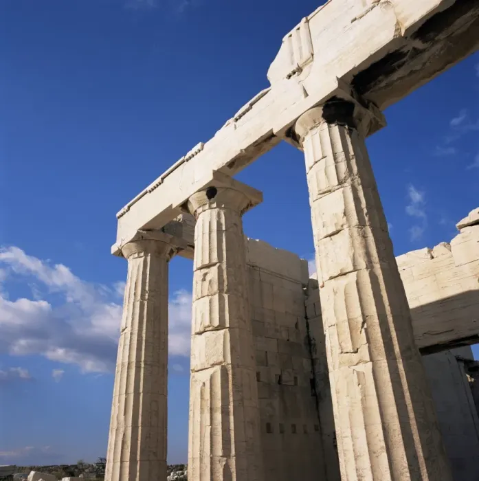 Framed Print : Propylaea columns Framed Print : Propylaea columns