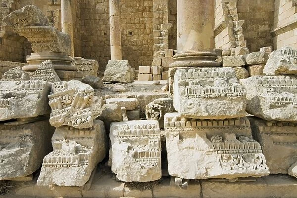 The Propylaeum, Jerash (Gerasa), a Roman Decapolis city, Jordan, Middle East