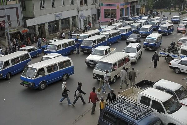 Public transport, Addis Ababa, Ethiopia, Africa