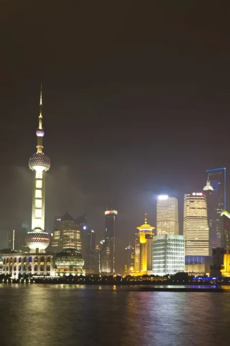 Framed Print : Pudong financial district and Oriental Pearl Tower across the Huangpu River, Shanghai, China, Asia Framed Print : Pudong financial district and Oriental Pearl Tower across the Huangpu River, Shanghai, China, Asia