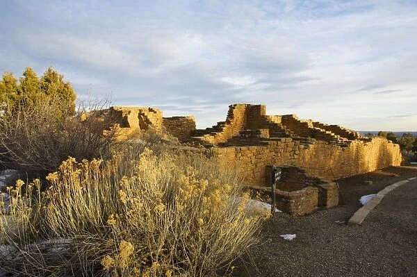 Pueblo ruins in Mesa Verde containing some of the most