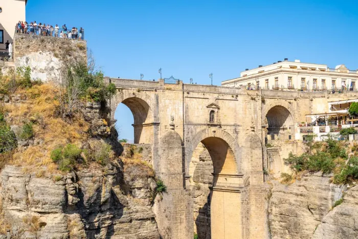 Framed Print : Puente Nuevo (New Bridge), the tallest of the three bridges in Ronda crossing Framed Print : Puente Nuevo (New Bridge), the tallest of the three bridges in Ronda crossing