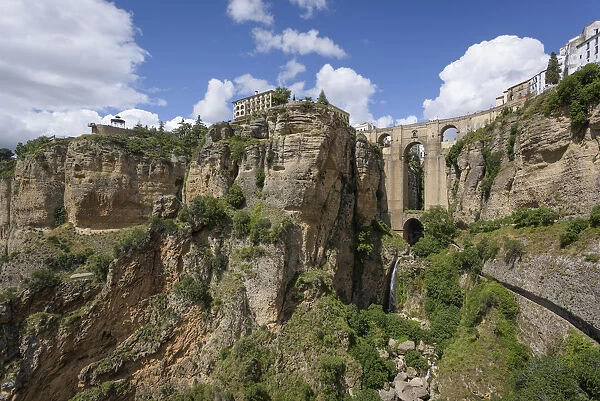Puente Nuevo in Ronda, province of Milaga, Andalusia, Spain, Europe Puente