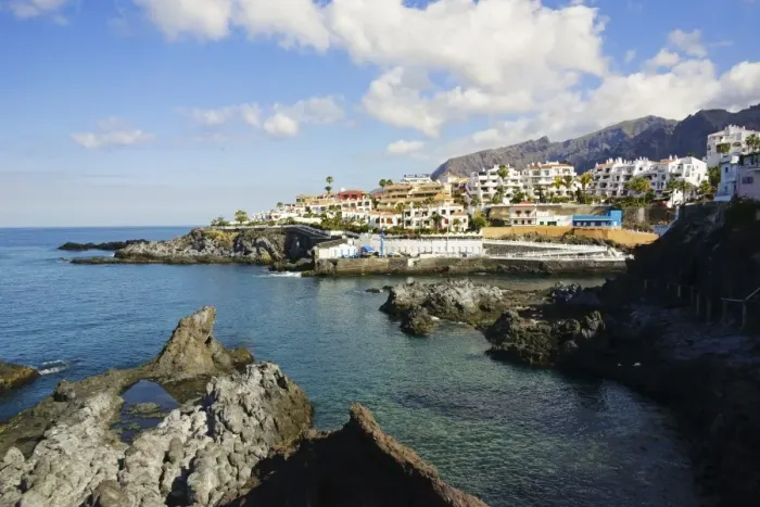 Framed Print : Puerto de Santiago, Tenerife, Canary Islands, Spain, Atlantic, Europe Framed Print : Puerto de Santiago, Tenerife, Canary Islands, Spain, Atlantic, Europe